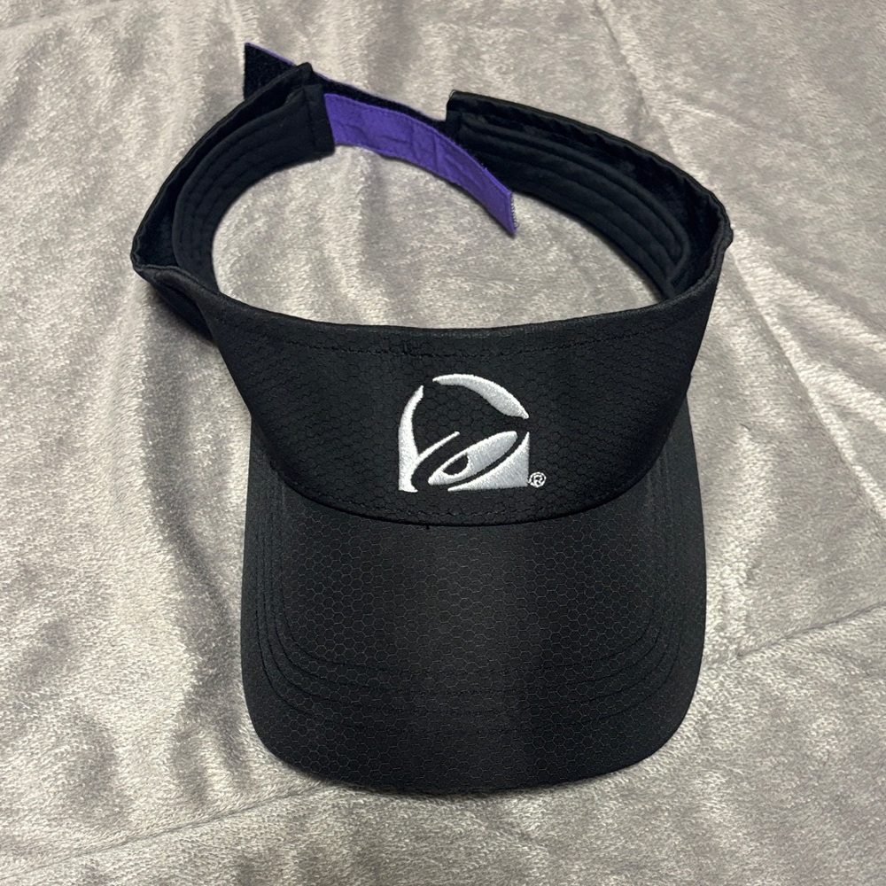Taco Bell Black Visor